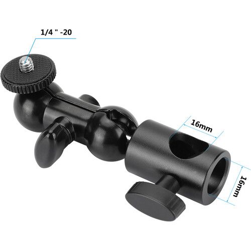  CAMVATE 16mm Light Stand Head Adapter with 1/4