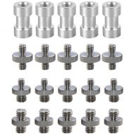 CAMVATE Stainless Steel Screw Adapter Set for Camera Cage and Accessories (20 Pieces)