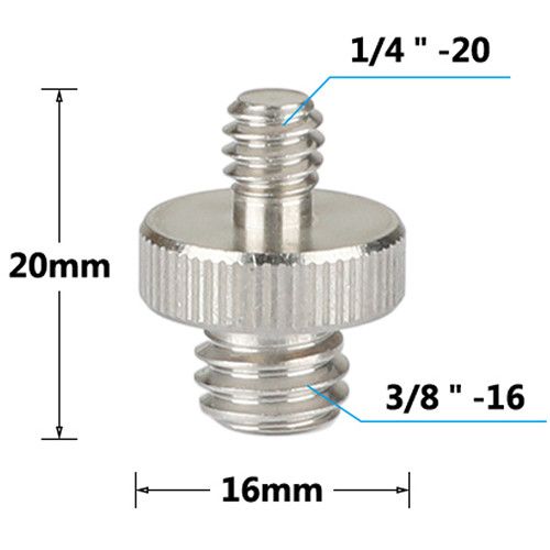  CAMVATE Stainless Steel Screw Adapter Set for Camera Cage and Accessories (20 Pieces)