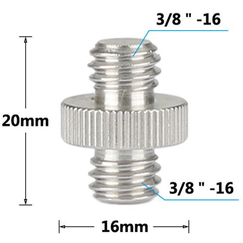  CAMVATE Stainless Steel Screw Adapter Set for Camera Cage and Accessories (20 Pieces)