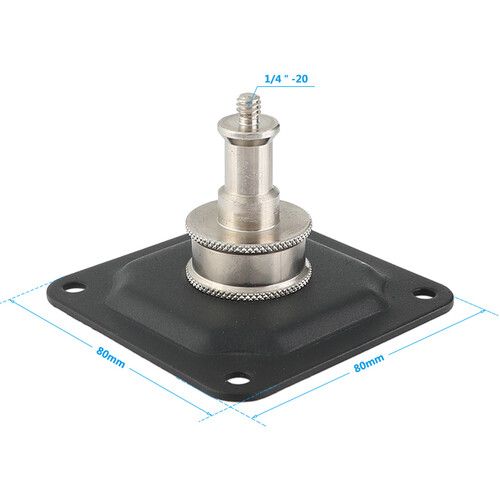  CAMVATE Square Wall/Ceiling Mount Plate with 5/8