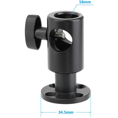  CAMVATE Light Stand Head with Circular Wall Mount Base