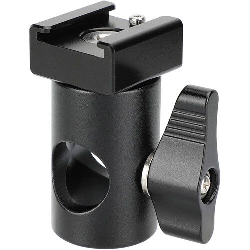  CAMVATE Light Stand Adapter with Cold Shoe Mount (Black Lever)