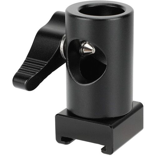  CAMVATE Light Stand Adapter with Cold Shoe Mount (Black Lever)