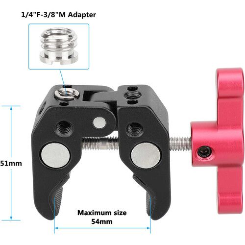  CAMVATE Super Crab Clamp with 1/4