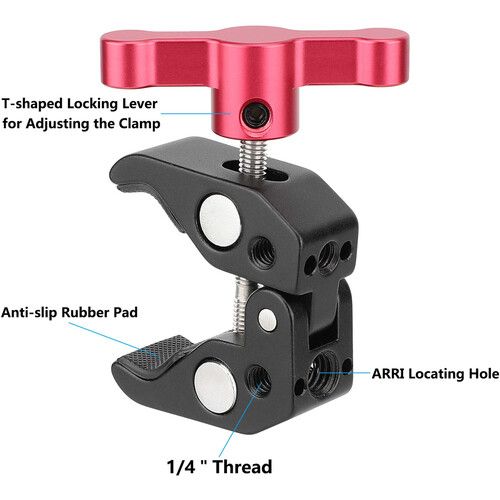  CAMVATE Super Crab Clamp with 1/4