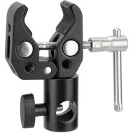CAMVATE Multipurpose Super Crab Clamp with Light Stand Head Adapter Kit