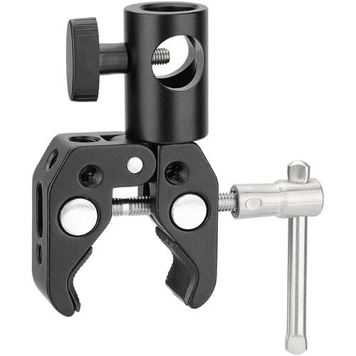  CAMVATE Multipurpose Super Crab Clamp with Light Stand Head Adapter Kit