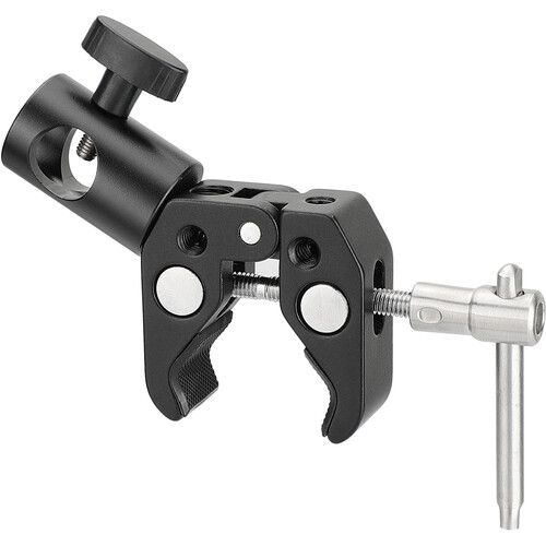  CAMVATE Multipurpose Super Crab Clamp with Light Stand Head Adapter Kit