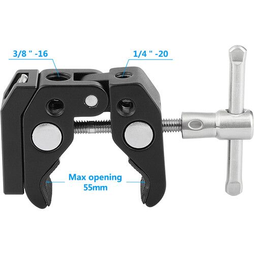  CAMVATE Super Crab Clamp with Mini Extension Plate