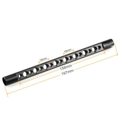  CAMVATE 15mm Cheese Rod with 1/4-20 and 3/8-16 Thread Hole for DSLR Rigs Camera Video Cage (197mm)