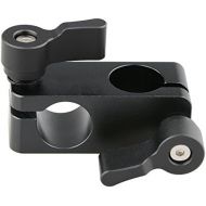 [아마존베스트]CAMVATE Right Angle Rod Clamp 15mm Rod 90 Degree Rotate for Video Camera DSLR Rig(Black)