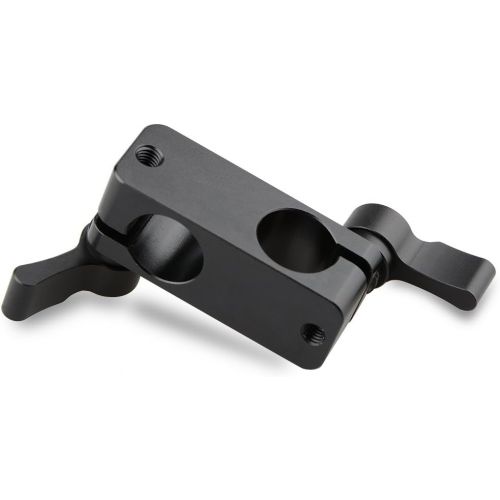  CAMVATE Right Angle Rod Clamp 15mm Rod 90 Degree Rotate for Video Camera DSLR Rig(Black)