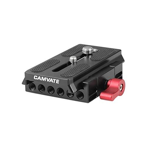  CAMVATE Quick Release Base Plate Compatible with Manfrotto 501/ 504/ 577/701 Tripod Standard Accessory