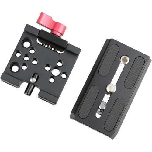  CAMVATE Quick Release Base Plate Compatible with Manfrotto 501/ 504/ 577/701 Tripod Standard Accessory