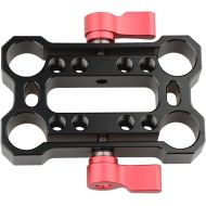 CAMVATE Monitor Mount with 1/4-20 Screw for DJI Ronin-M, MOVI, Red Knob