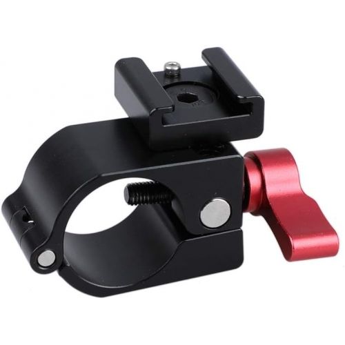  CAMVATE Light Mount Stand Bracket 25mm Rod Clamp Holder for DJI Ronin-M, Freefly MoVI - Red Knob - 1167