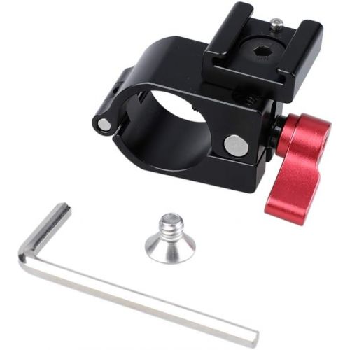  CAMVATE Light Mount Stand Bracket 25mm Rod Clamp Holder for DJI Ronin-M, Freefly MoVI - Red Knob - 1167