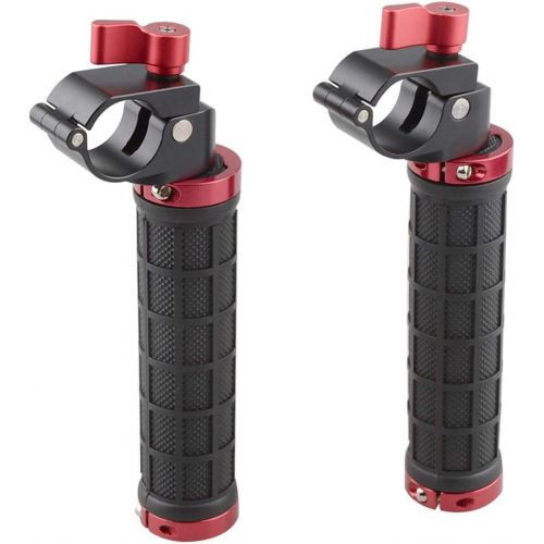  CAMVATE Right and Left Hand Rubber Handle Grips with 25mm Rod Clamps for DJI Ronin-M