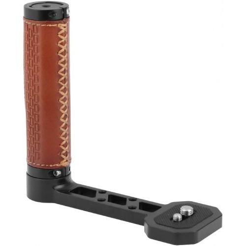  CAMVATE Side Handgrip (Leather-Covered) L Type for DJI Ronin-S / SC & Zhiyun Crane 2 / V2 Stabilizer Gimbals - 2449