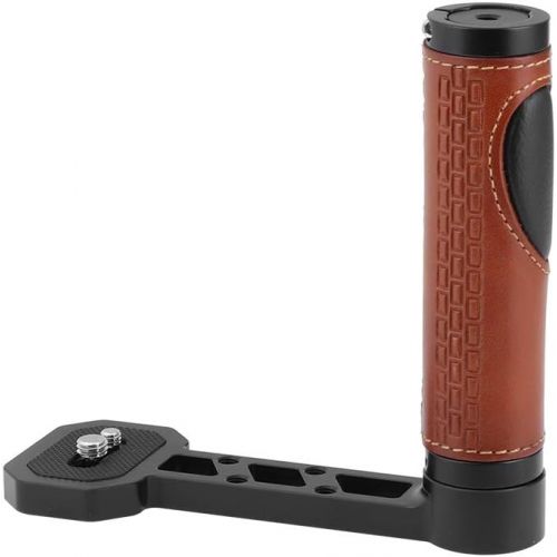  CAMVATE Side Handgrip (Leather-Covered) L Type for DJI Ronin-S / SC & Zhiyun Crane 2 / V2 Stabilizer Gimbals - 2449