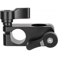 [아마존베스트]CAMVATE Right Angle Rod Clamp 15mm Rod 90 Degree Rotate for Video Camera DSLR Rig(Black)