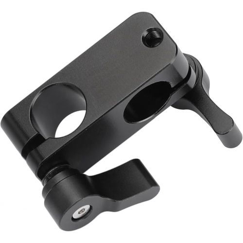  [아마존베스트]CAMVATE Right Angle Rod Clamp 15mm Rod 90 Degree Rotate for Video Camera DSLR Rig(Black)
