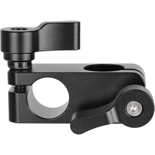  [아마존베스트]CAMVATE Right Angle Rod Clamp 15mm Rod 90 Degree Rotate for Video Camera DSLR Rig(Black)