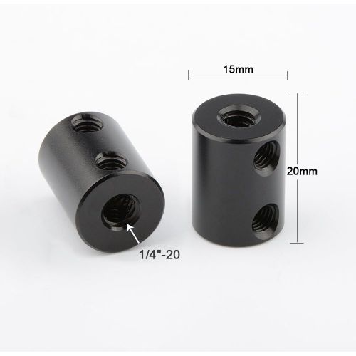  [아마존베스트]CAMVATE 15mm Micro Rod 20mm Long (2 Pieses)