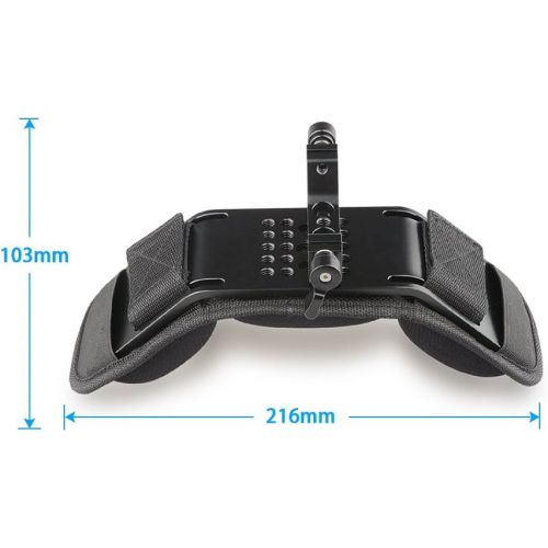  [아마존베스트]CAMVATE DSLR Rig Shoulder Pad with 15mm Railblock for Video Camcorder Camera DV/DC Support System DSLR Rigs