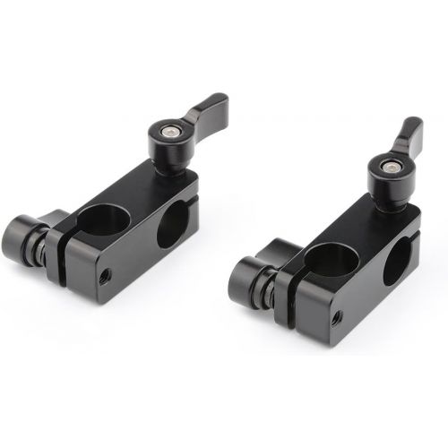  [아마존베스트]CAMVATE Right Angle Rod Clamp 15mm Rod 90 Degree Rotate for Video Camera DSLR Rig(2 PCS)