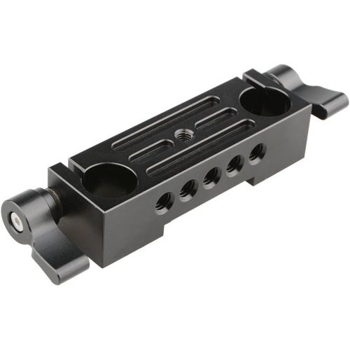  [아마존베스트]CAMVATE 15mm Rod Clamp Railblock for DSLR 15mm Rail Rig Rod Support System(2 PCS)