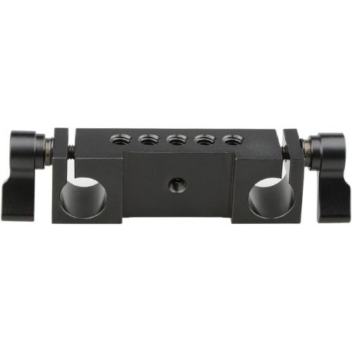  [아마존베스트]CAMVATE 15mm Rod Clamp Railblock for DSLR 15mm Rail Rig Rod Support System(2 PCS)