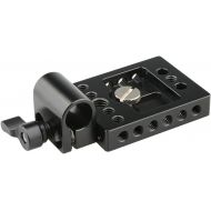 [아마존베스트]CAMVATE Mini Mounting Plate Rod Clamp for 15mm Rod Support DSLR Rig