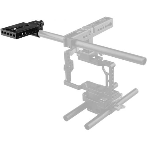  [아마존베스트]CAMVATE Mini Mounting Plate Rod Clamp for 15mm Rod Support DSLR Rig