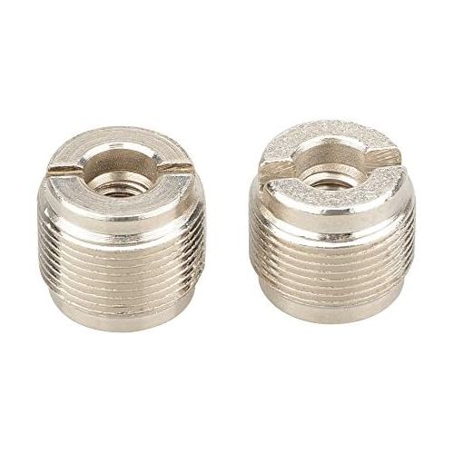  [아마존베스트]Camvate 5/8-27Convert 1/4-20Nuts Microphone Adaptor (Pack of 2)