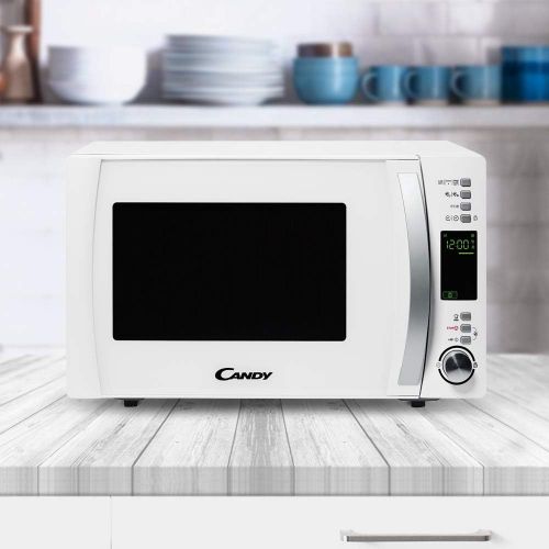  Candy Cmxg 25Dcw Mikrowelle mit Grill und Cook-in-App, 25Liter, 40automatische Programme, 1450W, Weiss