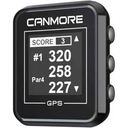  CANMORE H-300 Handheld Golf GPS - Essential Golf Course Data and Score Sheet - Minimalist & User Friendly - 38,000+ Free Courses Worldwide and Growing - 4ATM Waterproof - 1-Year Wa