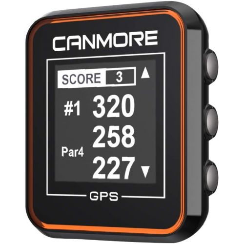  CANMORE H-300 Handheld Golf GPS - Essential Golf Course Data and Score Sheet - Minimalist & User Friendly - 38,000+ Free Courses Worldwide and Growing - 4ATM Waterproof - 1-Year Wa