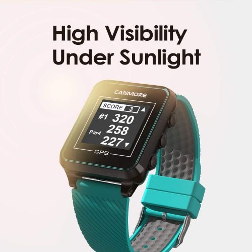  [아마존베스트]CANMORE TW-353 GPS Golf Watch - Essential Golf Course Data and Score Sheet - Minimalist & User Friendly - 38,000+ Free Courses Worldwide - 4ATM Waterproof - 1-Year Warranty