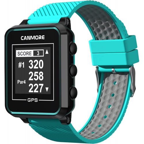  [아마존베스트]CANMORE TW-353 GPS Golf Watch - Essential Golf Course Data and Score Sheet - Minimalist & User Friendly - 38,000+ Free Courses Worldwide - 4ATM Waterproof - 1-Year Warranty