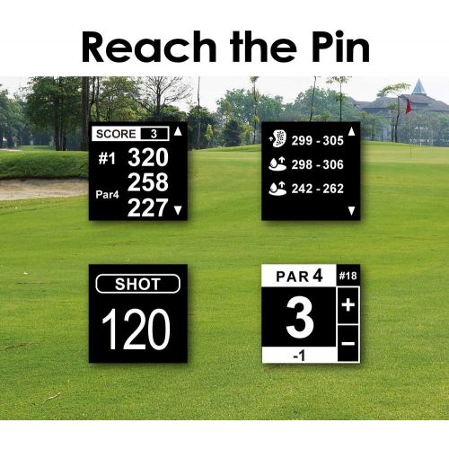  [아마존베스트]CANMORE TW-353 GPS Golf Watch - Essential Golf Course Data and Score Sheet - Minimalist & User Friendly - 38,000+ Free Courses Worldwide - 4ATM Waterproof - 1-Year Warranty