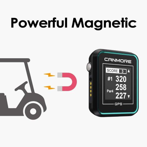  [아마존베스트]CANMORE H-300 Handheld Golf GPS - Essential Golf Course Data and Score Sheet - Minimalist & User Friendly - 38,000+ Free Courses Worldwide and Growing - 4ATM Waterproof - 1-Year Wa