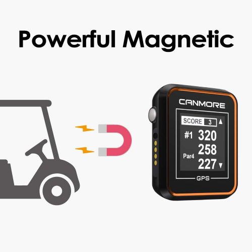  CANMORE H300 Handheld Golf GPS & Case