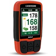 CANMORE HG200 Golf GPS - (Orange) Water Resistant Full Color Display with 40,000+ Essential Golf Course Data and Score Sheet, Free Courses Worldwide 1-Year Warranty