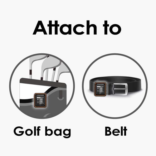  CANMORE H300 Handheld GPS Golf Device & Case, 40000+ Free Worldwide Preloaded Courses, Bag and Belt