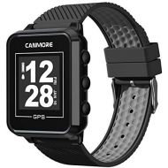 CANMORE TW353 Golf GPS Watch for Men and Women, High Contrast LCD Display, Free Update Over 40,000 Preloaded Courses Worldwide, Lightweight Essential Golf Accessory for Golfers, Bl