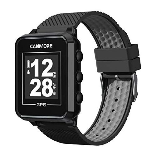  CANMORE TW353 Golf GPS Watch for Men and Women, High Contrast LCD Display, Free Update Over 40,000 Preloaded Courses Worldwide, Lightweight Essential Golf Accessory for Golfers, Bl