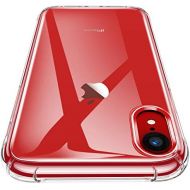 [아마존베스트]iPhone XR Case, CANSHN Clear Protective Heavy Duty Case with Soft TPU Bumper [Slim Thin] Case for iPhone XR 6.1 Inch (2018)-Crystal Clear