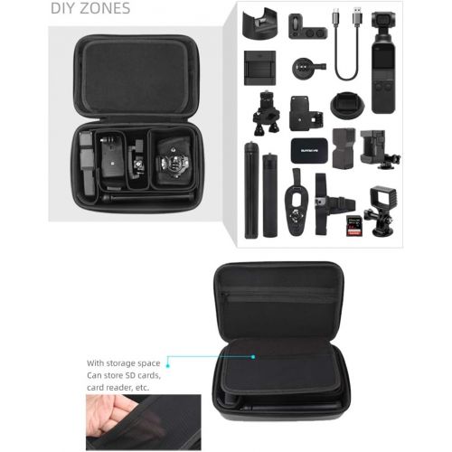  CAOMING Universal DIY Shockproof Waterproof Portable Storage Box for DJI New Action/Pocket, Size: 24.6cm x 17.1cm x 8.1cm Durable